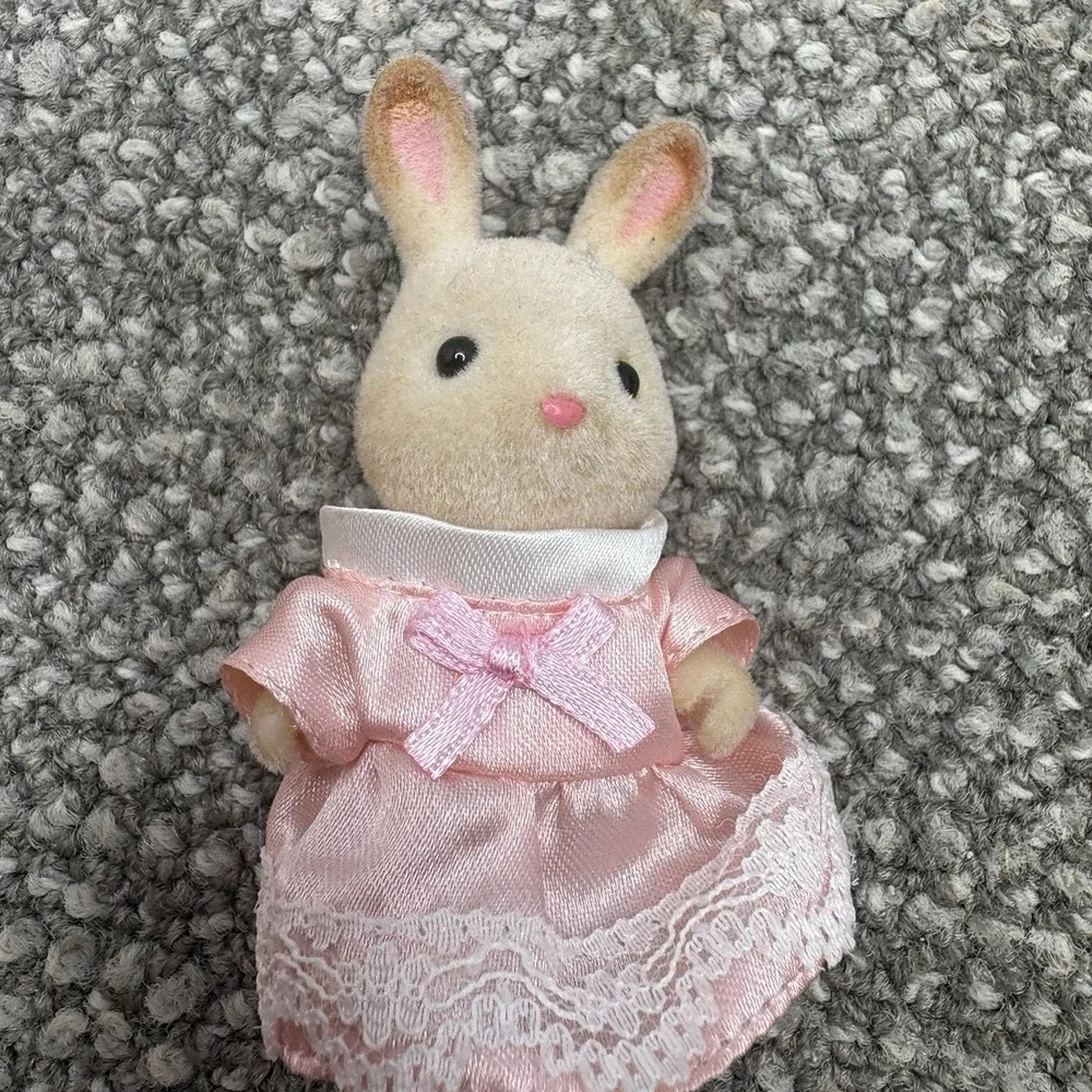 Calico Critters Sylvanian Families Chocolate Rabbits‎ Set Of 5 Epoch Dolls